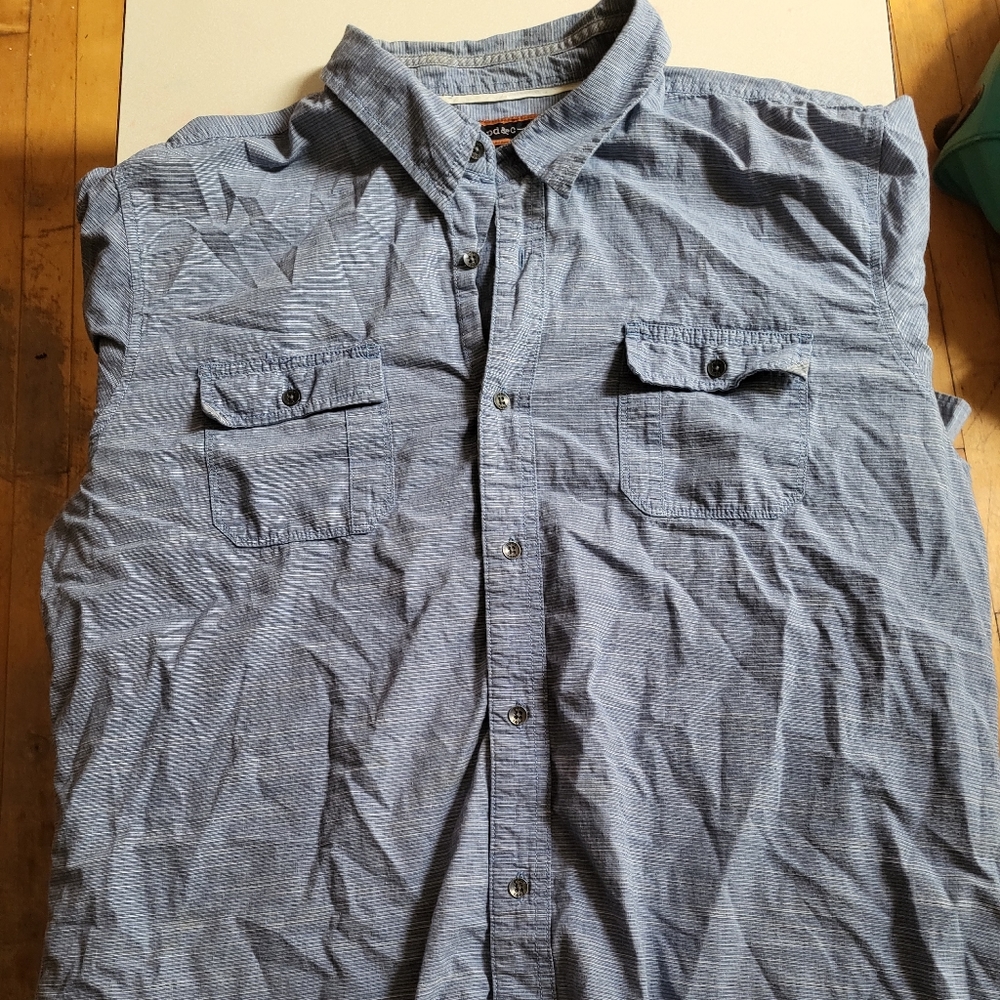 Blue 2Xl Dress Shirt PD&C never worn